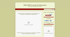 Desktop Screenshot of news.sida-aids.org
